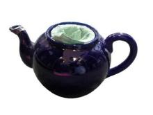 Blue Ceramic Teapot with Tea Infuser