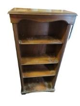 Wooden Bookcase with Four Shelves - Vintage Furniture.