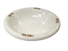 Porcelain Flower Design Plate - Elegant Ceramic Dishware