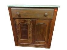 Antique Marble Top Wash Stand