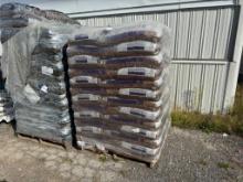 Pallet of Evergreen Mulch Bags