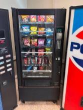 Crane Model 173 Snack Vending Machine w/ Keys, Working