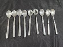 Group of 9 (3 Types) Heavy-Duty, High-Quality Catering Serving Spoons