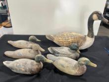 Group of Vintage Duck & Mallard Decoys