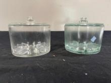 Lot of 2 Vintage Sanitary Cheese Preservers