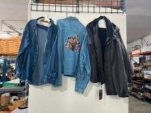 Lot of 3 Denim Shirts & Jacket