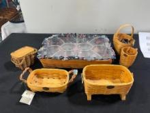 Group of Longaberger Baskets