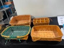 Group of Longaberger Baskets