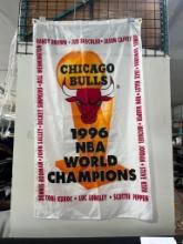 Chicago Bulls 1996 NBA World Champions Flag