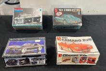 Lot of 4 Model Car Kits