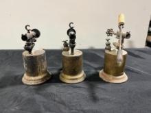 Lot of 3 Vintage Brass Blow Torches