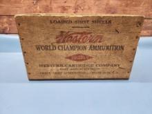 Vintage Western Cartridge Company Wooden Crate