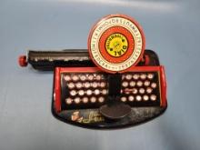 Vintage Marx Toy Junior Dial Typewriter