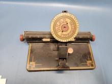 Vintage Marx Toy Junior Dial Typewriter