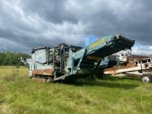 ERIN FS165T FINGER SCREEN SCREENING PLANT powered by diesel engine, track mounted. Comes with extra