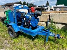 HYDRAULIC POWER PACK HYDRAULIC POWER UNIT powered by Deutz diesel engine, ST225/75D15 tires, trailer