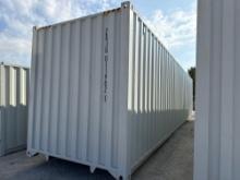 NEW 40FT. HIGH CUBE SHIPPING CONTAINER W/4 SIDE OPEN DOORS 40HC4 MULTI-USE CONTAINER The 40' High