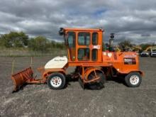 2019 BROCE RCT350 SWEEPER powered by Cummins diesel engine, equipped with EROPS, air, heat, 8ft.