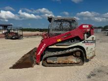 2018 TAKEUCHI TL10V2-R RUBBER TRACKED SKID STEER SN:410001584 powered by diesel engine, equipped