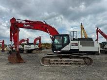 2018 LINKBELT 350X4 HYDRAULIC EXCAVATOR powered by diesel engine, equipped with Cab, air, heat, 10ft