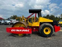 DYNAPAC CA250D VIBRATORY ROLLER SN:6582US5251 powered by diesel engine, equipped with OROPS, 84in.