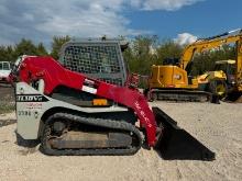 2020 TAKEUCHI TL10V2 RUBBER TRACKED SKID STEER SN:410004292 powered by diesel engine, equipped with