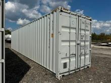 NEW 40FT. HIGH CUBE SHIPPING CONTAINER W/4 SIDE OPEN DOORS 40HC4 MULTI-USE CONTAINER The 40' High