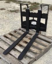 Agrotk Mini Skid Steer Fork Attachment SSPF