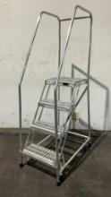 Cotterman 3-1/2" Aluminum Rolling Staircase