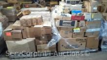 Lot on 2 Pallets of Various Incandescent Lamps, Light Bulbs, 3-Way Bulbs, Fluorescent Bulbs,