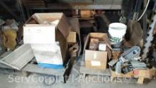 Lot on 2 Pallets of Various Conduit T-Fittings, Weston Modules, Ground Bars, Ceiling Fan,