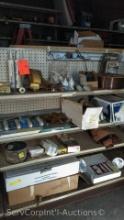 Lot on Shelves of Various Exit Signs, Emergency Lights, Smart Light, Bell Ringers, Lamp Controls,