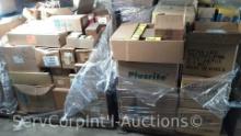 Lot on 2 Pallets of Various HID Lamps, Christmas Lamps, Yellow Bulbs, Globe Lamps, Orange Bulbs,