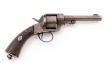 Antique Belgian Model 1871 Centerfire Revolver, by Auguste Francotte