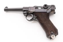 Austrian Bundes Heer Rework Mauser Banner P.08 Luger Semi-Automatic Pistol