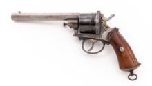 Belgian Double-Action Cartridge Revolver in the Lefaucheux Model 1854 Style