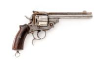 Large Antique Belgian Top-Break Double Action Revolver