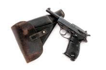 WWII German Walther ac-44 P.38 Semi-Automatic Pistol