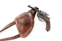 French Model 1892 Double Action Solid Frame Revolver