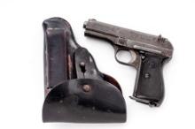 German Occupation CZ-27 Semi-Automatic Pistol, with Two Magazines and Holster