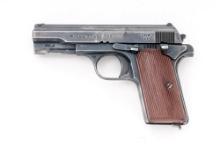 WWII German Waffen Proofed Hungarian Femaru Model 1937 (37M) Semi-Automatic Pistol