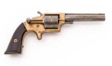 Civil War-Era Eagle Arms Co. Front-Loading Spurtrigger Pocket Revolver, by Plant's Mfg. Co.