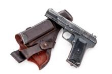 Soviet TT-33 Tokarev Semi-Automatic Pistol, with Two Magazines and Holster