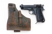 Pre-WWII Beretta Model 1934 Semi-Automatic Pistol, with Two Magazines and Holster