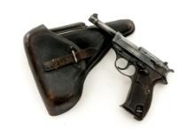 German WWII Walther ac/41 P.38 Semi-Automatic Pistol, with Holster