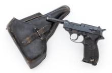 WWII German Walther a/c43 P.38 Semi-Automatic Pistol, with Two Magazines and Holster