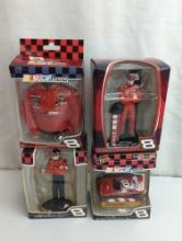 NASCAR COLLECTABLE(4) ORNAMENTS DALE EARNHARDT JR #8