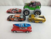 VINTAGE 1:64 CARS DEORA ,57 CHEVROLET CORVETTE, 2004 STOCK CAR #8 STOCK CAR , MONSTER TRUCK GRAVE