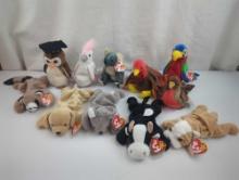 TY BEANIE BABIES ALL WITH TAGS