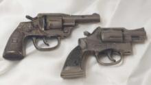 HUBLEY TROOPER & CIRCLE K SIX TOY CAP GUNS - WORKING ORDER